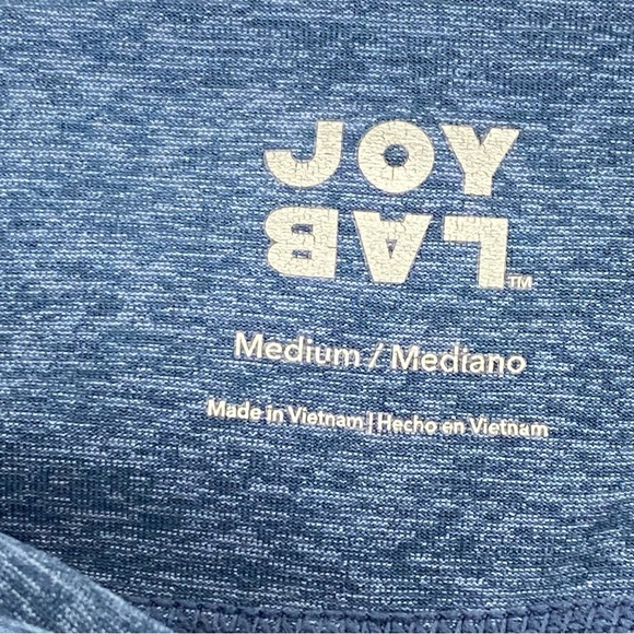 JoyLab Leggings Blue Heather Block Sz Medium - Picture 5 of 10